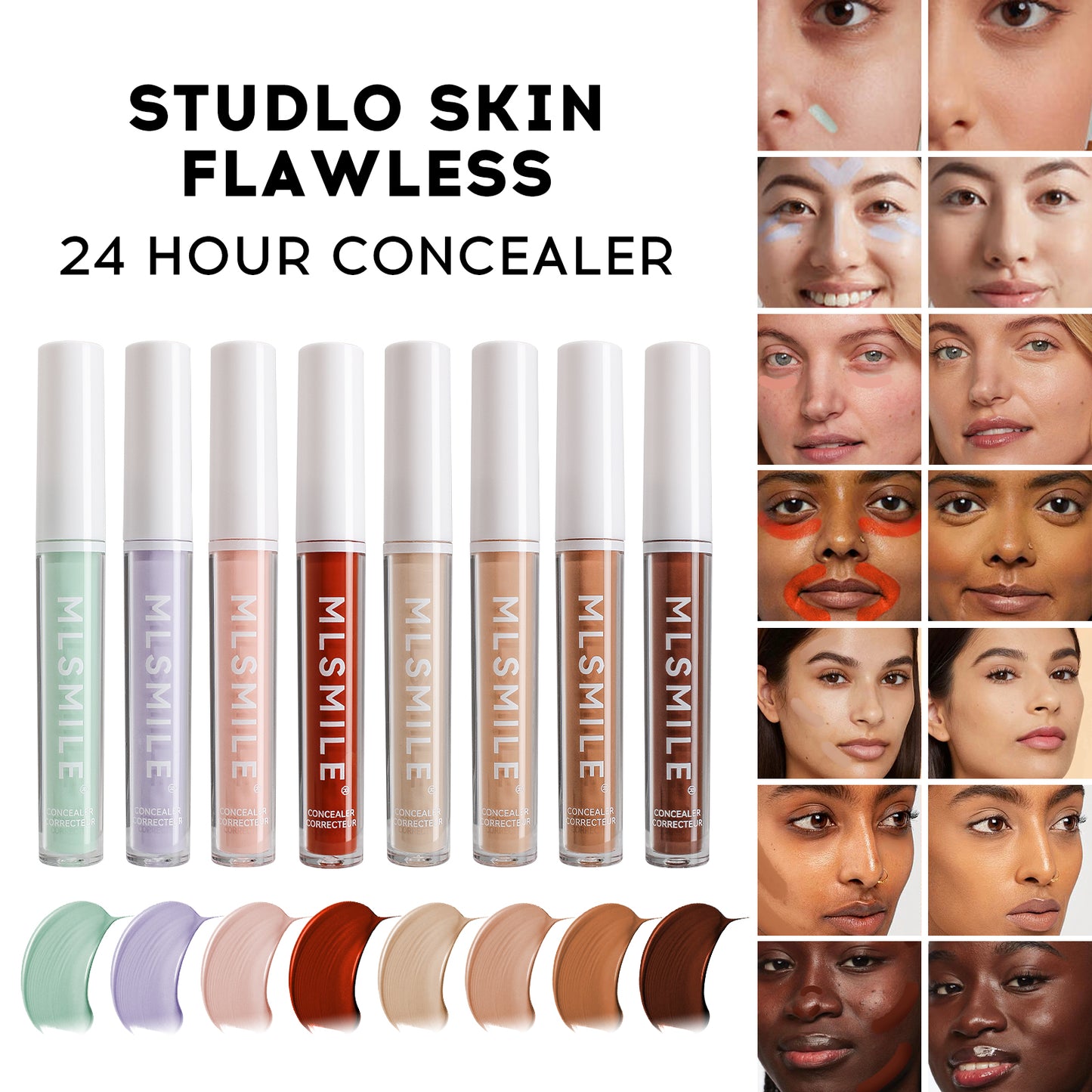 MLSMILE Concealer Correcteur in 8 Colors