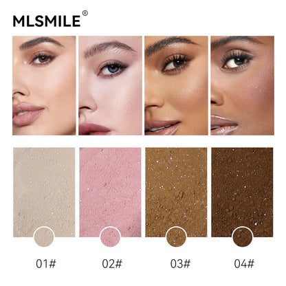 MLSMILE Shimmering Setting Powder in 4 Colors