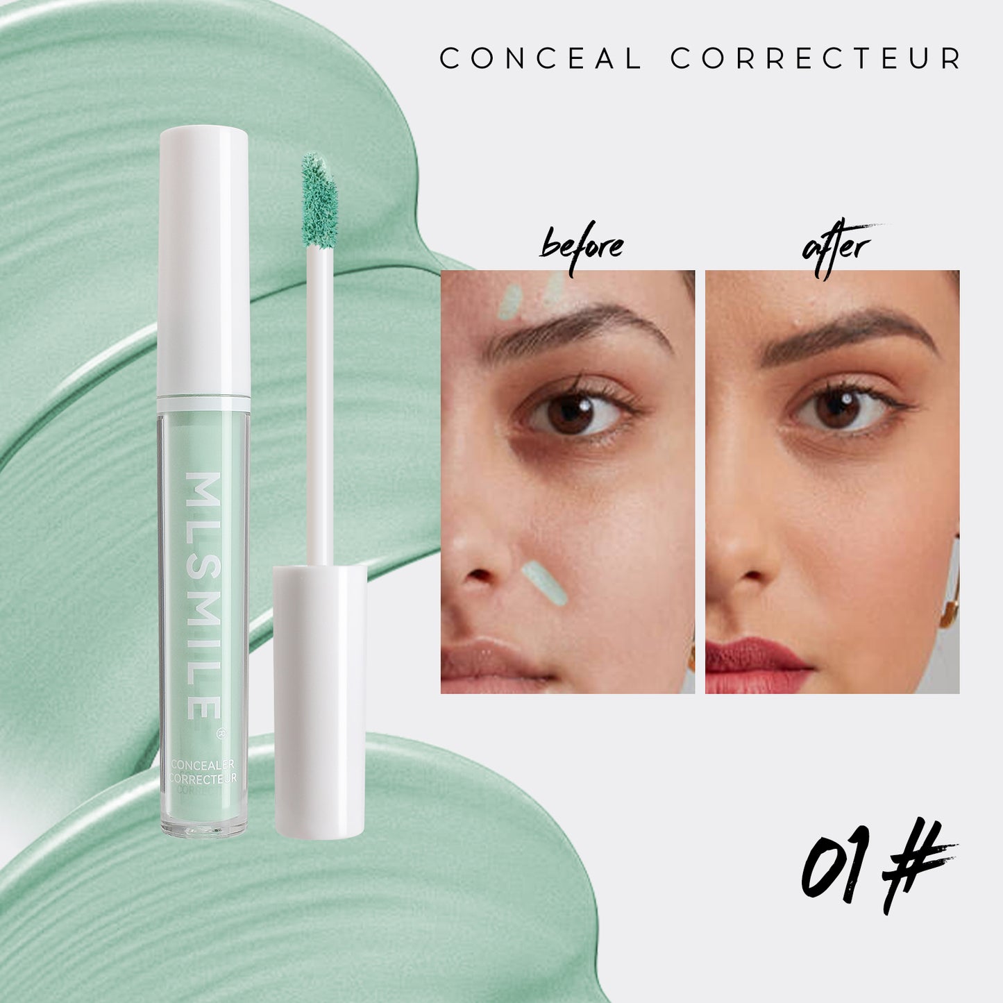 MLSMILE Concealer Correcteur in 8 Colors