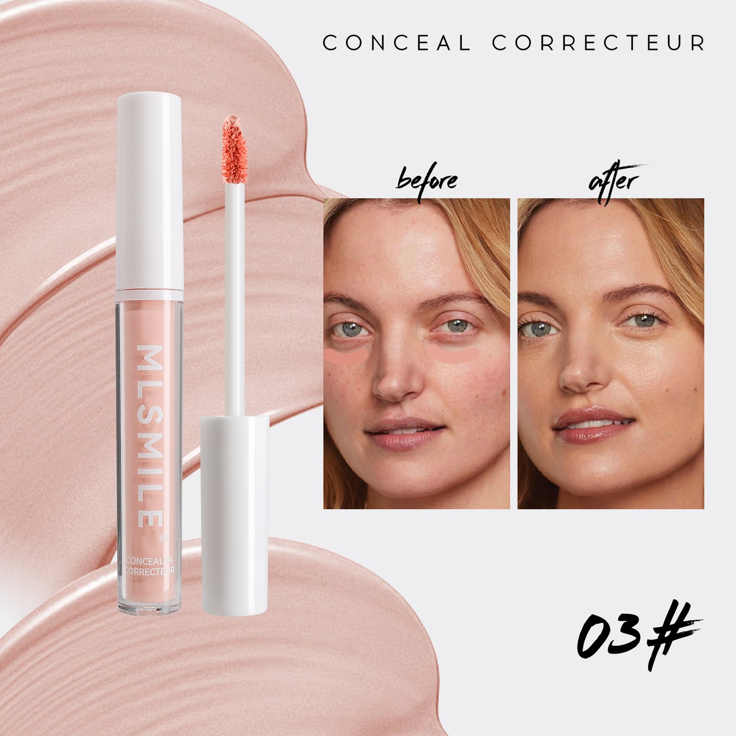 MLSMILE Concealer Correcteur in 8 Colors