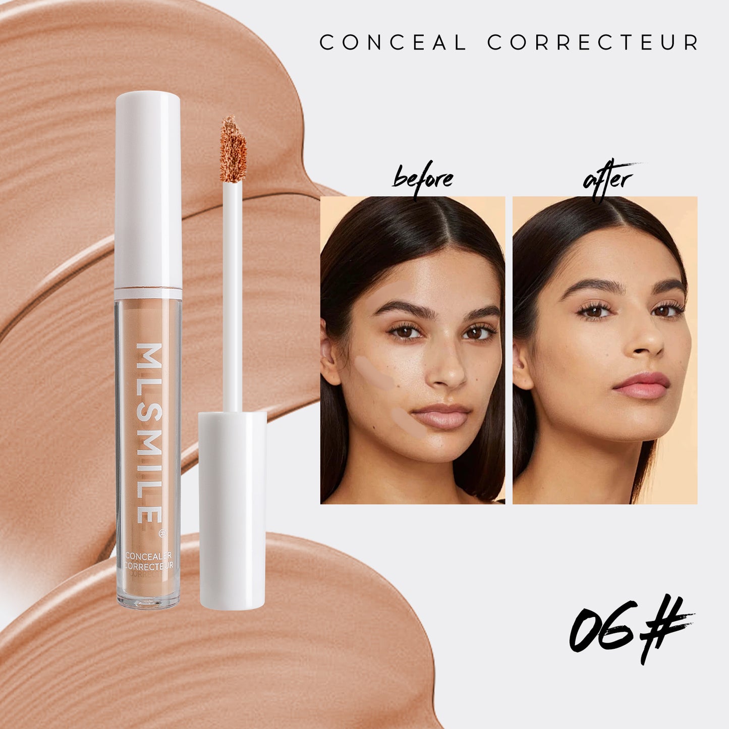 MLSMILE Concealer Correcteur in 8 Colors